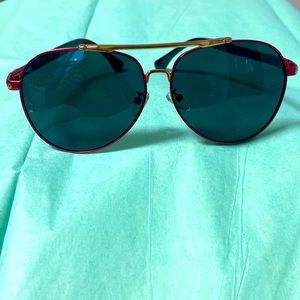 Sun Glasses Mens Red rims